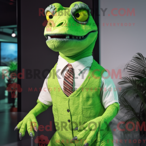 Limegrøn Iguanodon...