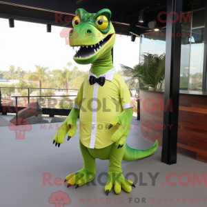 Postava maskota Lime Green...