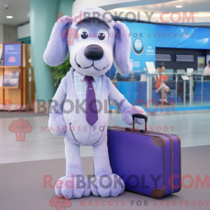 Lavendel hundemaskotkostyme...
