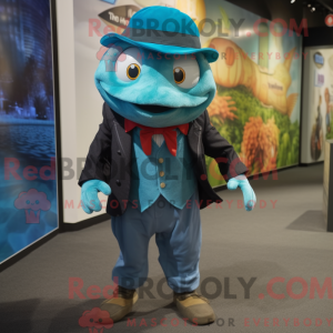 Costume mascotte de Piranha...