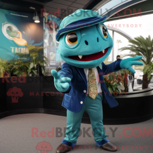 Costume mascotte de Piranha...