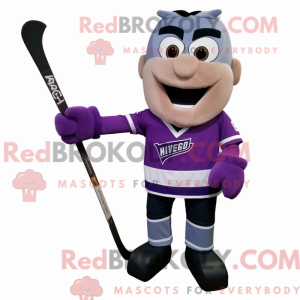 Lila Eishockeyschläger...