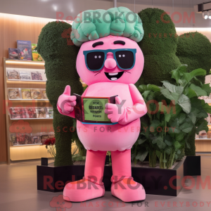 Pink Broccoli mascot...