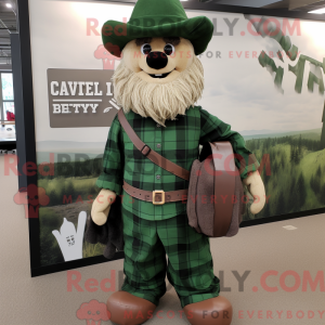 Mascotte de soldat vert de...