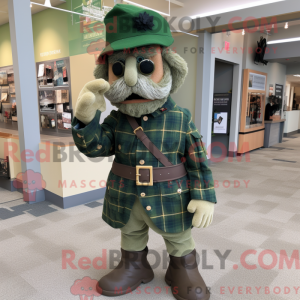 Mascotte de soldat vert de...