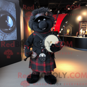 Mascotte de cornemuse noire...