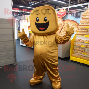 Gold Chocolate Bar mascotte...