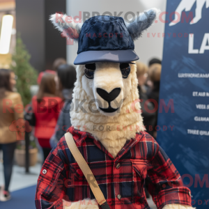 Marine Lama-mascottekostuum...