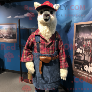 Costume mascotte de lama...