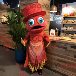 Disfraz de mascota de Red...