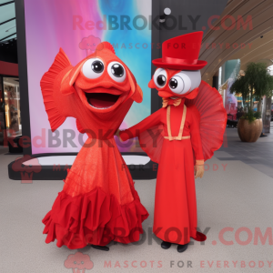 Postava maskota Red Fish...