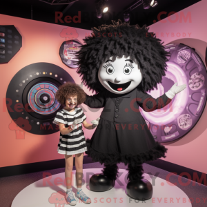 Black Plate Spinner mascot...
