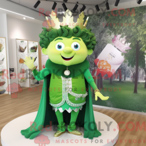 Forest Green King mascot...