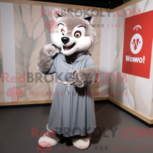 Sig Wolf maskot kostume...