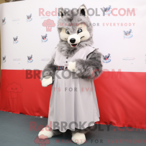 Sig Wolf maskot kostume...