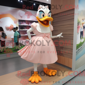 Peach Goose Maskottchen...