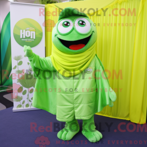 Lime Green Pho mascot...
