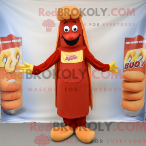 Currywurst mascotte kostuum...