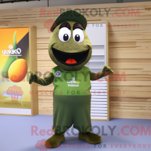 Costume de mascotte d Olive...