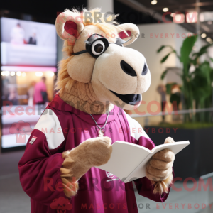 Magenta Camel mascot...