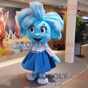 Postava maskota Sky Blue...