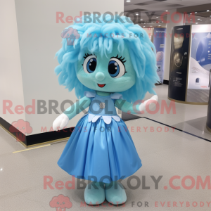 Postava maskota Sky Blue...