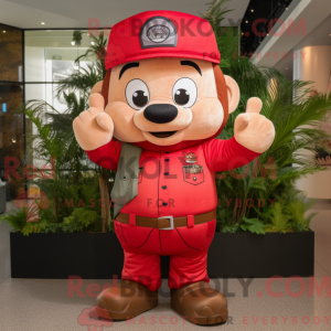 Postava maskota Red Chief...