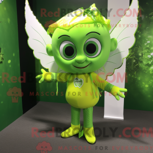 Postava maskota Lime Green...