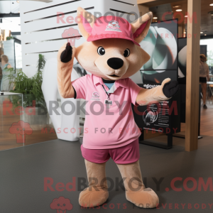 Costume mascotte de Dingo...