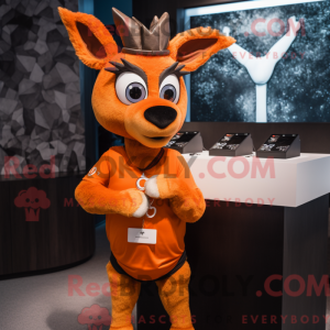 Máscara de Orange Deer com...
