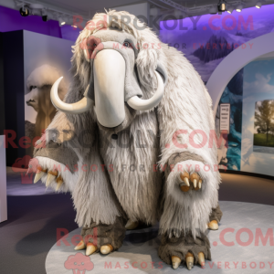 Sølv Mammoth maskot drakt...