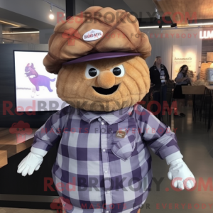 Lavender Croissant mascot...