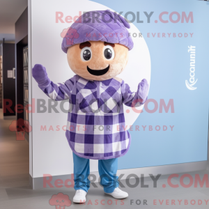 Lavendel croissant maskot...