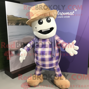Lavendel croissant maskot...