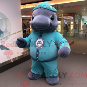Postava maskota Cyan...