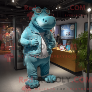 Turquoise Hippopotamus...