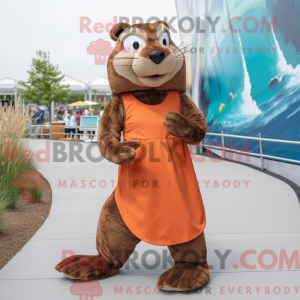 Postava maskota Rust Otter...