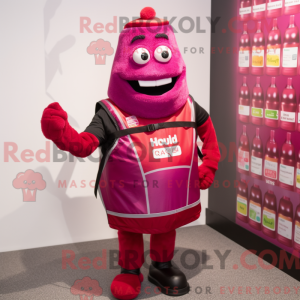 Magenta Bottle Of Ketchup...