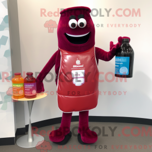 Disfraz de mascota Magenta...