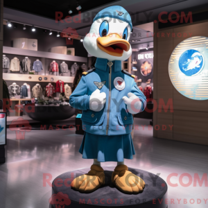 Maskotka Sky Blue Goose w...