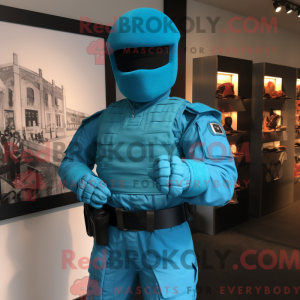 Cyan Gi Joe máscara de...