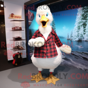 Costume mascotte de cygne...
