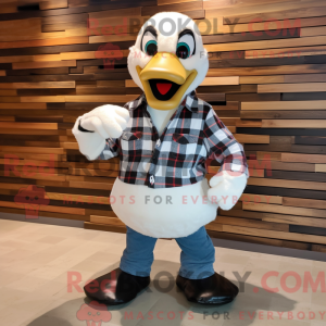 Costume mascotte de cygne...