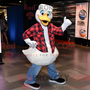 Costume mascotte de cygne...