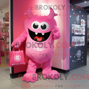 Maskottchenkostüm Pink...