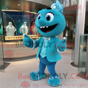 Disfraz de mascota Cyan...
