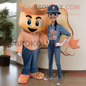 Peach Queen mascot costume...