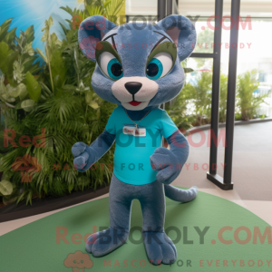 Disfraz de mascota Teal...