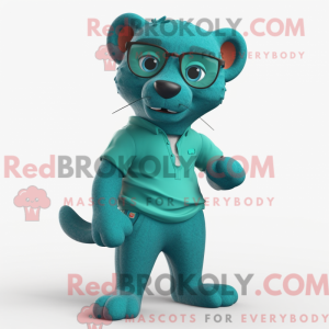 Blågrønn Jaguarundi máscara...