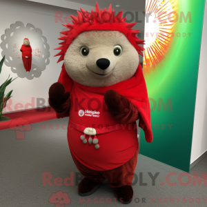 Máscara Red Hedgehog com...
